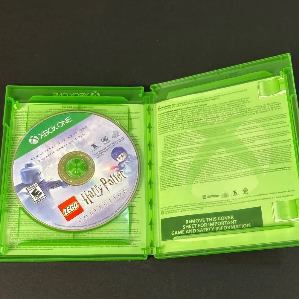 LEGO Harry Potter Collection Remastered Xbox One 2 Games on 1 Disc 4K HDR